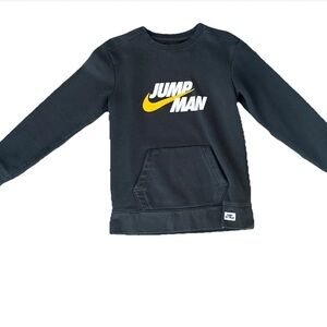 Nike Jordan Black Crewneck Sweatshirt